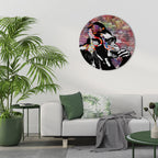 APISH LISTENER Runde Wanddekoration Ø 69 cm