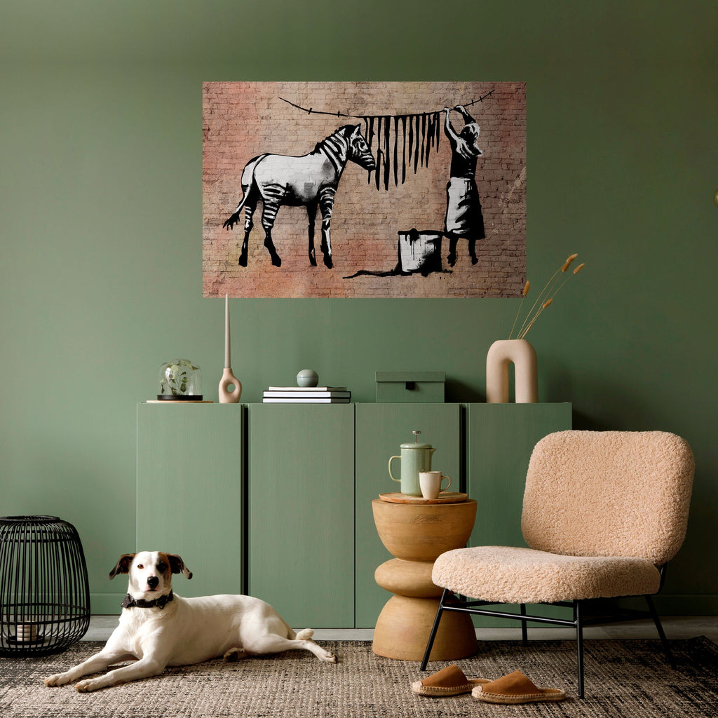TIDY ZEBRA Horizontales Poster zum Abziehen und Aufkleben