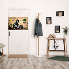 VIRTUAL RETRO REVIVAL Selbstklebendes Horizontal-Poster