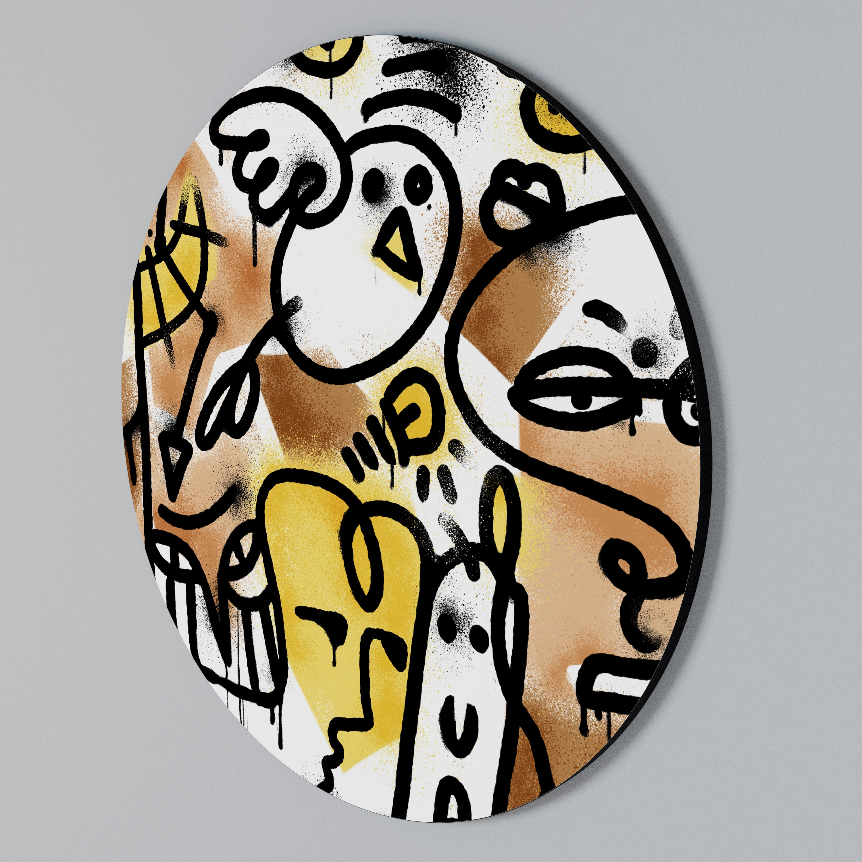 URBAN CANVAS Rundes Wandbild