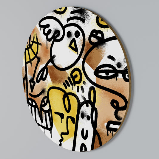 URBAN CANVAS Rundes Wandbild