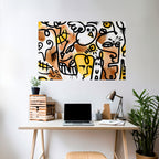 URBAN CANVAS Selbstklebendes Horizontal-Poster