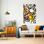 URBAN CANVAS Selbstklebendes Poster - Hochformat