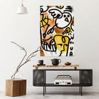 URBAN CANVAS Selbstklebendes Poster - Hochformat