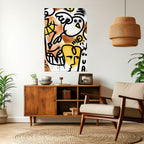 URBAN CANVAS Selbstklebendes Poster - Hochformat