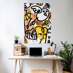 URBAN CANVAS Selbstklebendes Poster - Hochformat