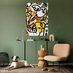 URBAN CANVAS Selbstklebendes Poster - Hochformat