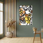 URBAN CANVAS Selbstklebendes Poster - Hochformat