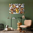 URBAN CANVAS Selbstklebendes Horizontal-Poster