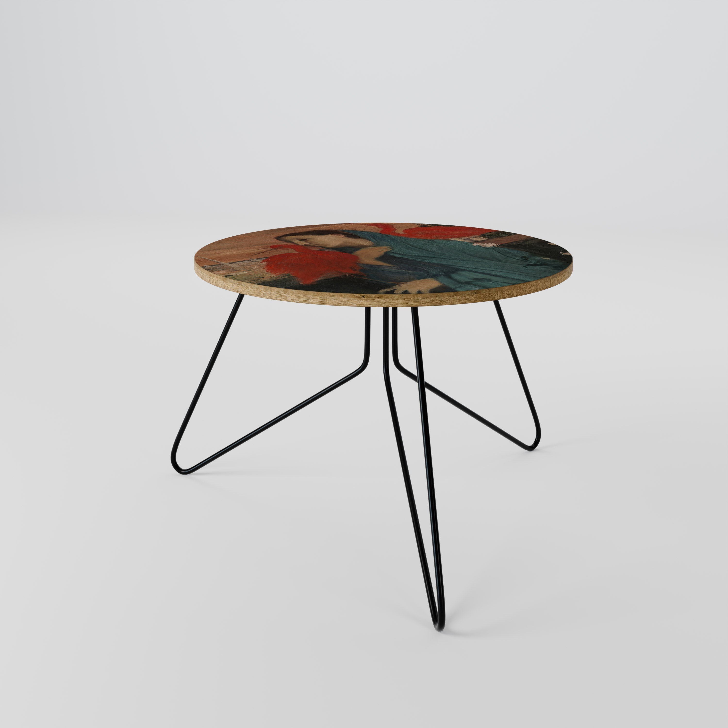 JUNGE FRAU MIT IBIS Couchtisch 60