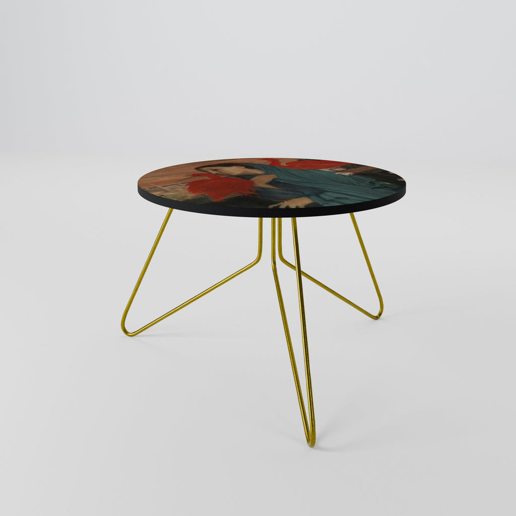 JUNGE FRAU MIT IBIS Couchtisch 60