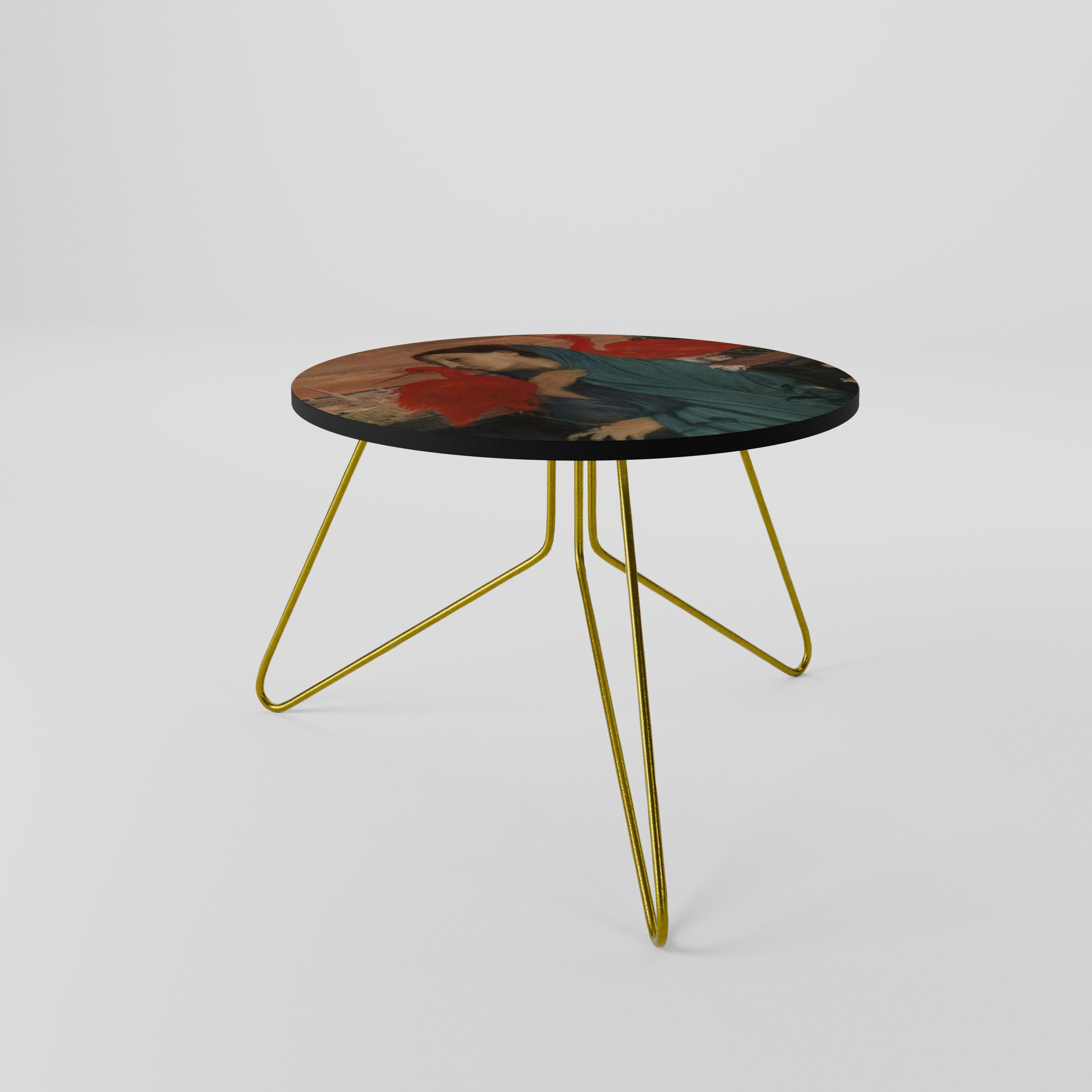 JUNGE FRAU MIT IBIS Couchtisch 60