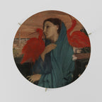 YOUNG WOMAN WITH IBIS Couchtisch Ø 69 cm