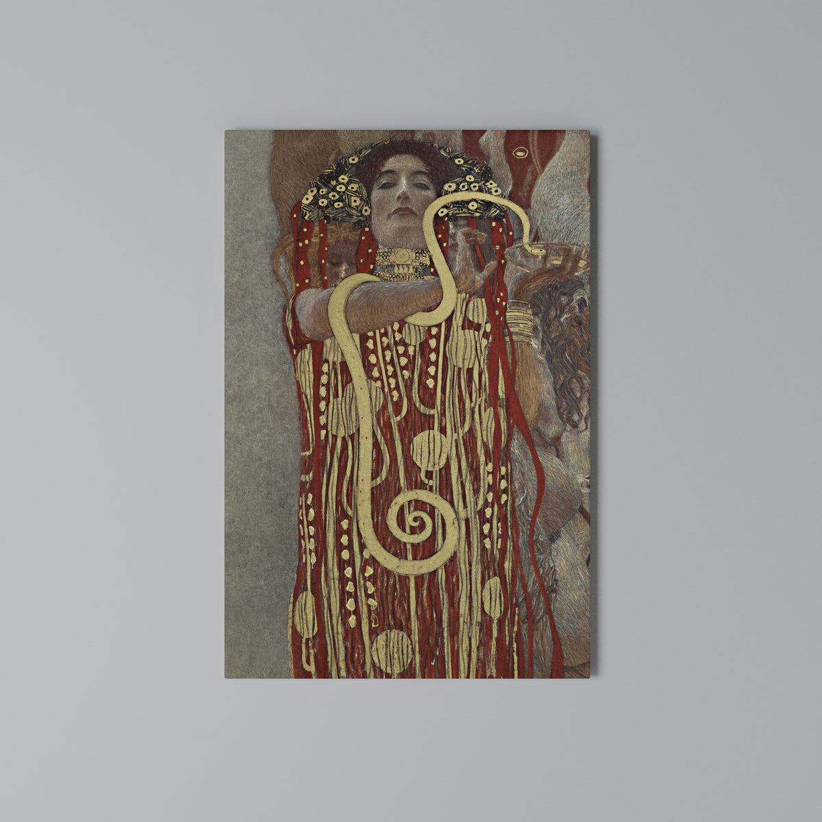 HYGIEIA BY KLIMT Vertical Canvas Print