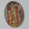 HYGIEIA BY KLIMT Rundes Wandbild