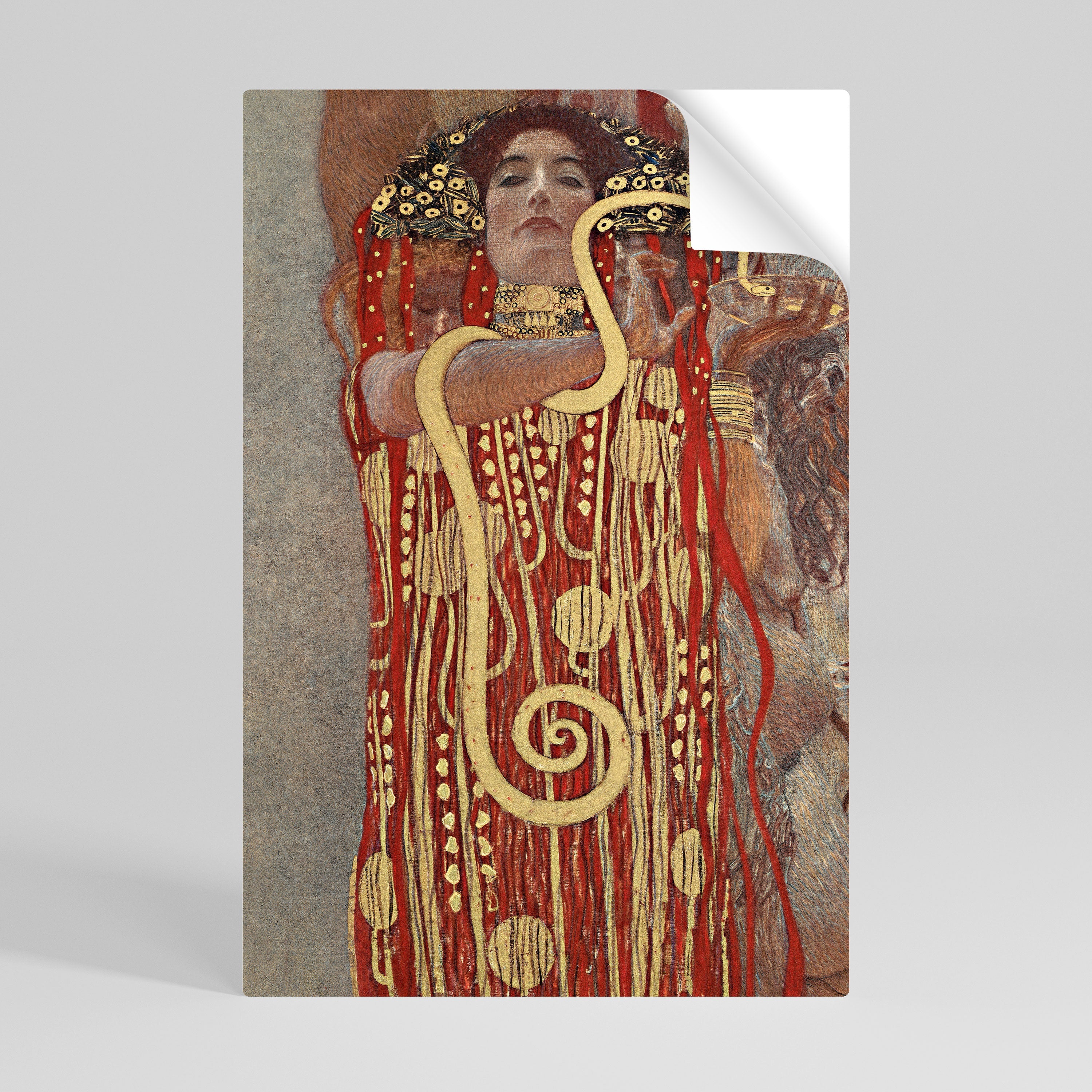 HYGIEIA VON KLIMT – Vertikales Poster zum Abziehen und Aufkleben