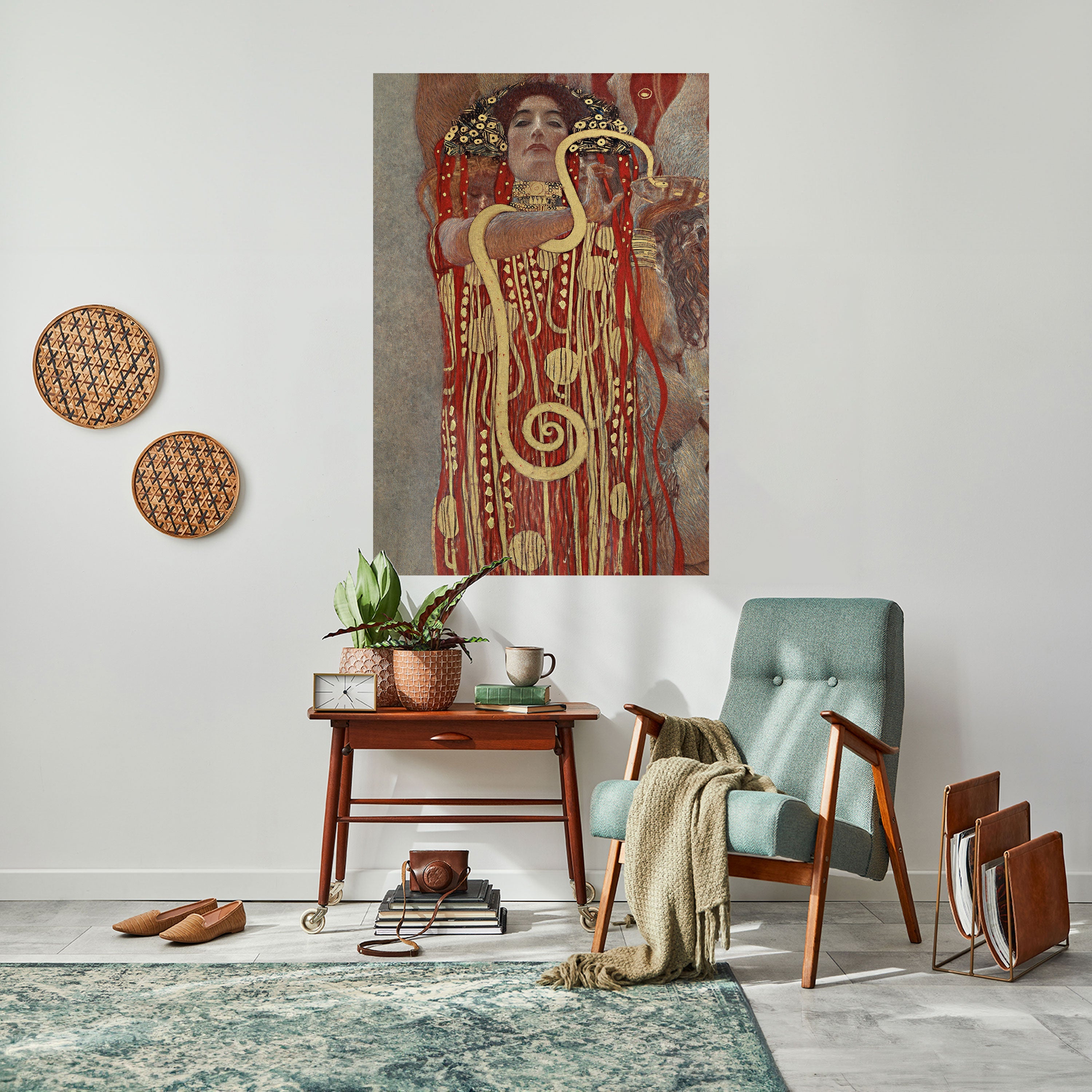 HYGIEIA VON KLIMT – Vertikales Poster zum Abziehen und Aufkleben