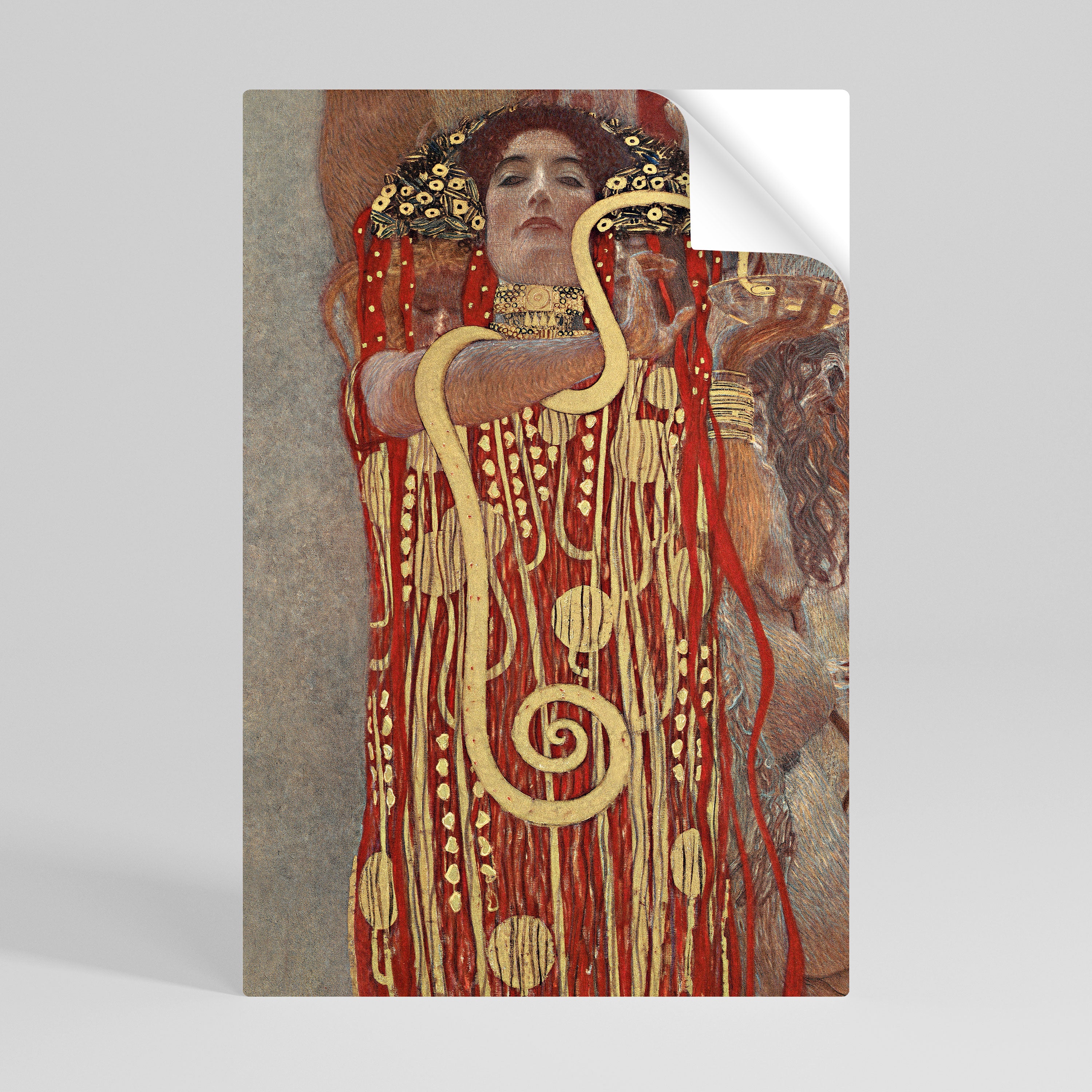 HYGIEIA BY KLIMT Selbstklebendes Poster - Hochformat
