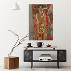 HYGIEIA BY KLIMT Selbstklebendes Poster - Hochformat