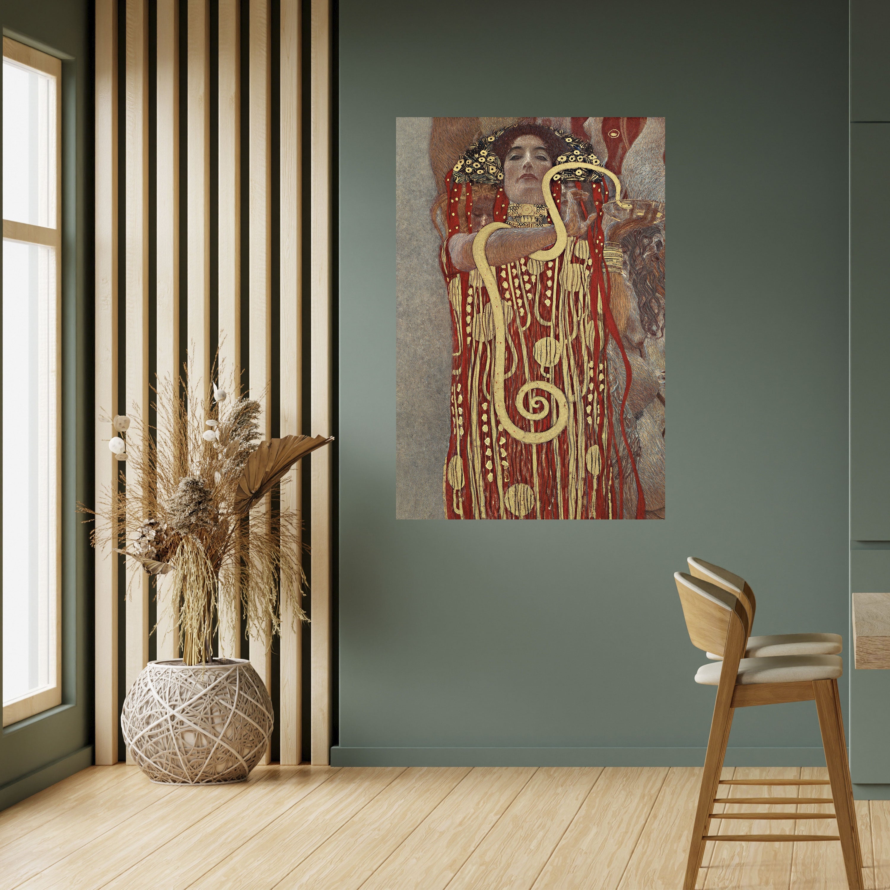 HYGIEIA VON KLIMT – Vertikales Poster zum Abziehen und Aufkleben