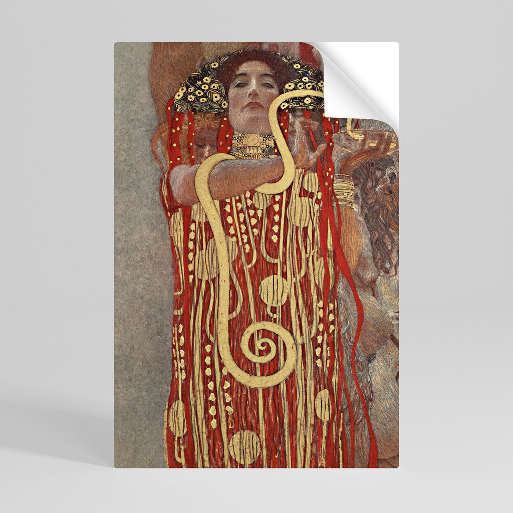 HYGIEIA VON KLIMT – Vertikales Poster zum Abziehen und Aufkleben