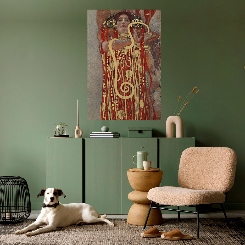 HYGIEIA VON KLIMT – Vertikales Poster zum Abziehen und Aufkleben