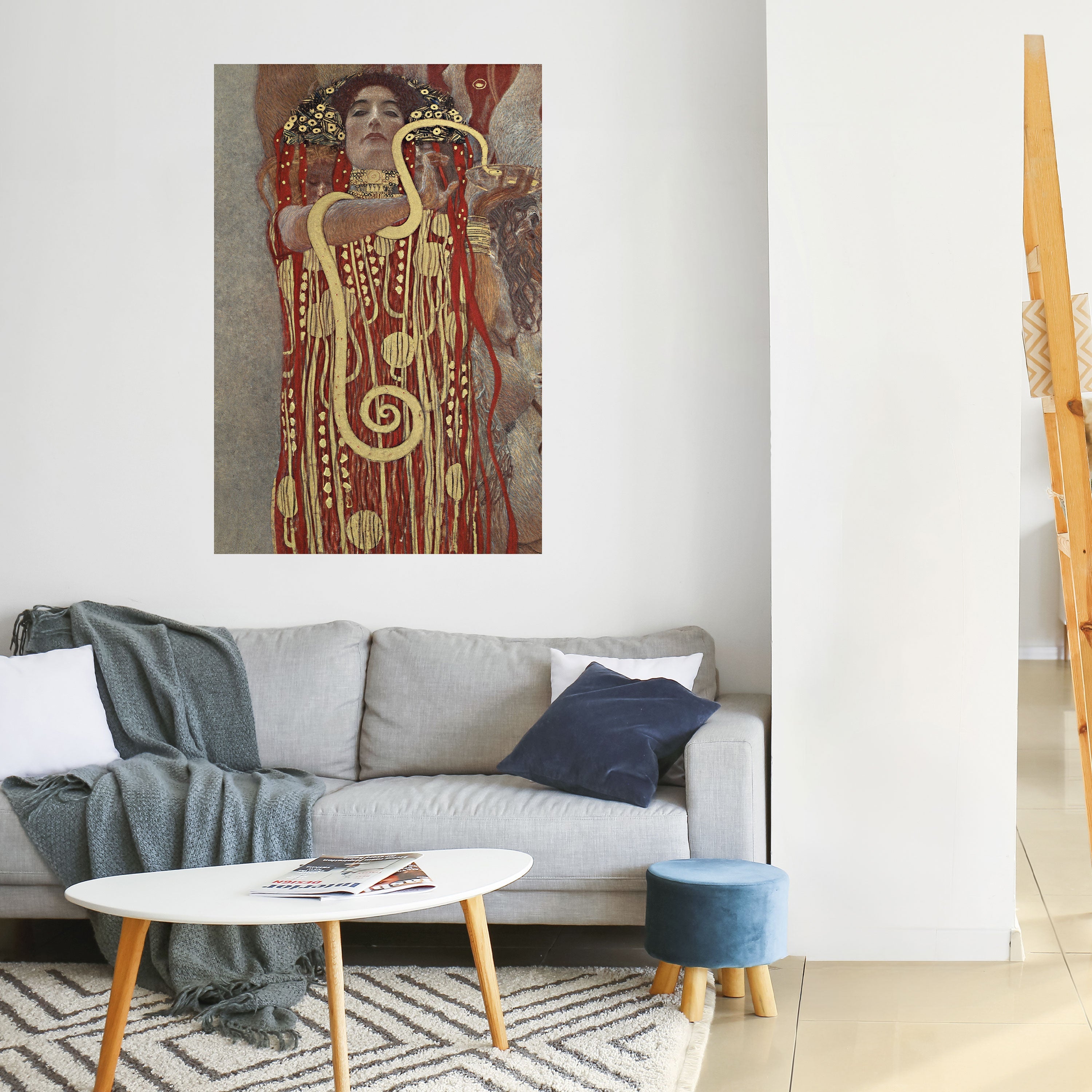 HYGIEIA VON KLIMT – Vertikales Poster zum Abziehen und Aufkleben