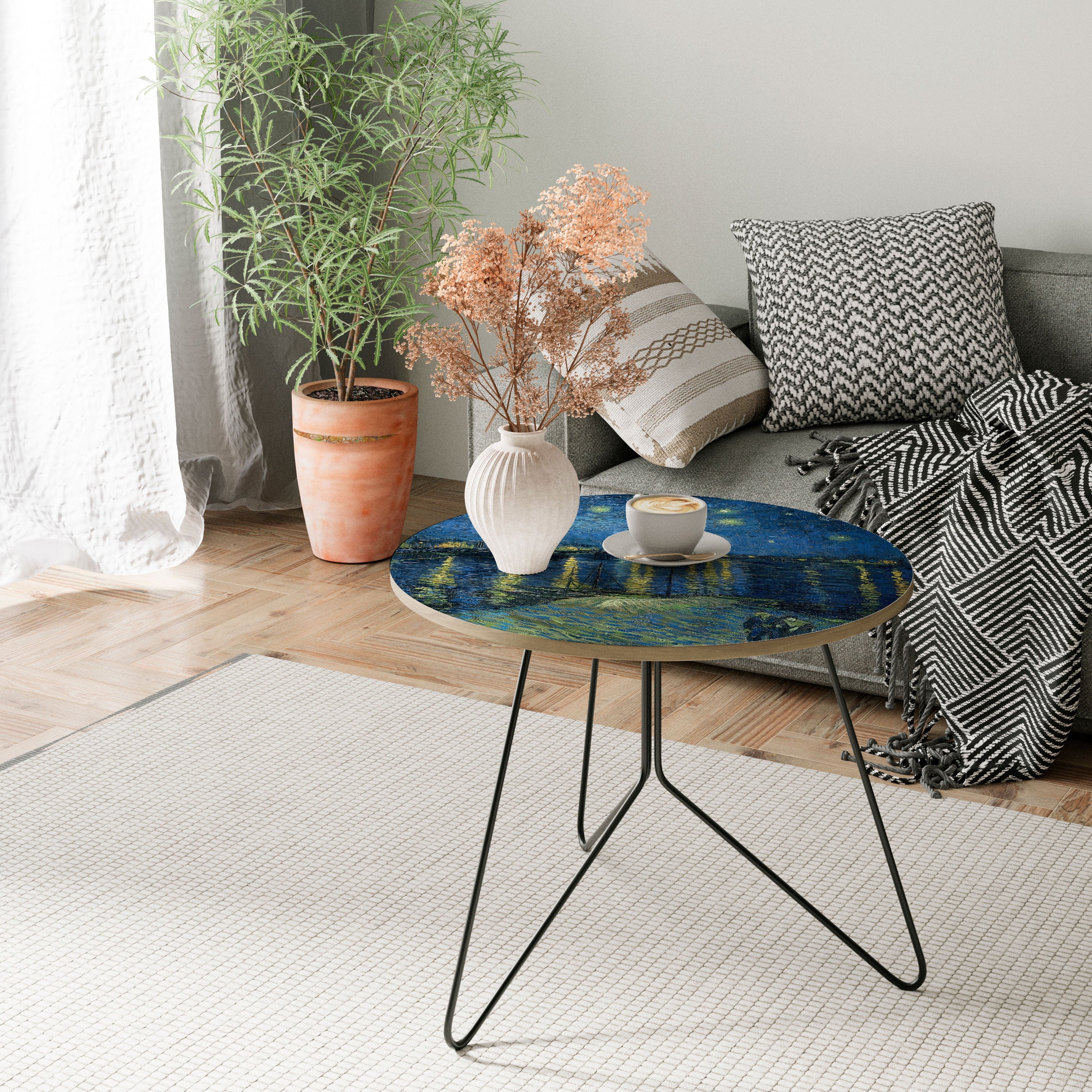STARRY NIGHT OVER THE RHONE Coffee Table 69