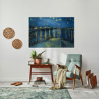 STARRY NIGHT OVER THE RHONE Selbstklebendes Horizontal-Poster