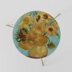 VASE WITH TWELVE SUNFLOWERS Couchtisch Ø 60 cm