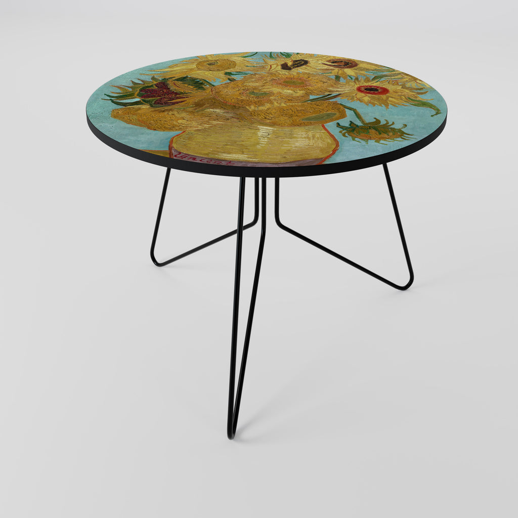 VASE WITH TWELVE SUNFLOWERS Coffee Table