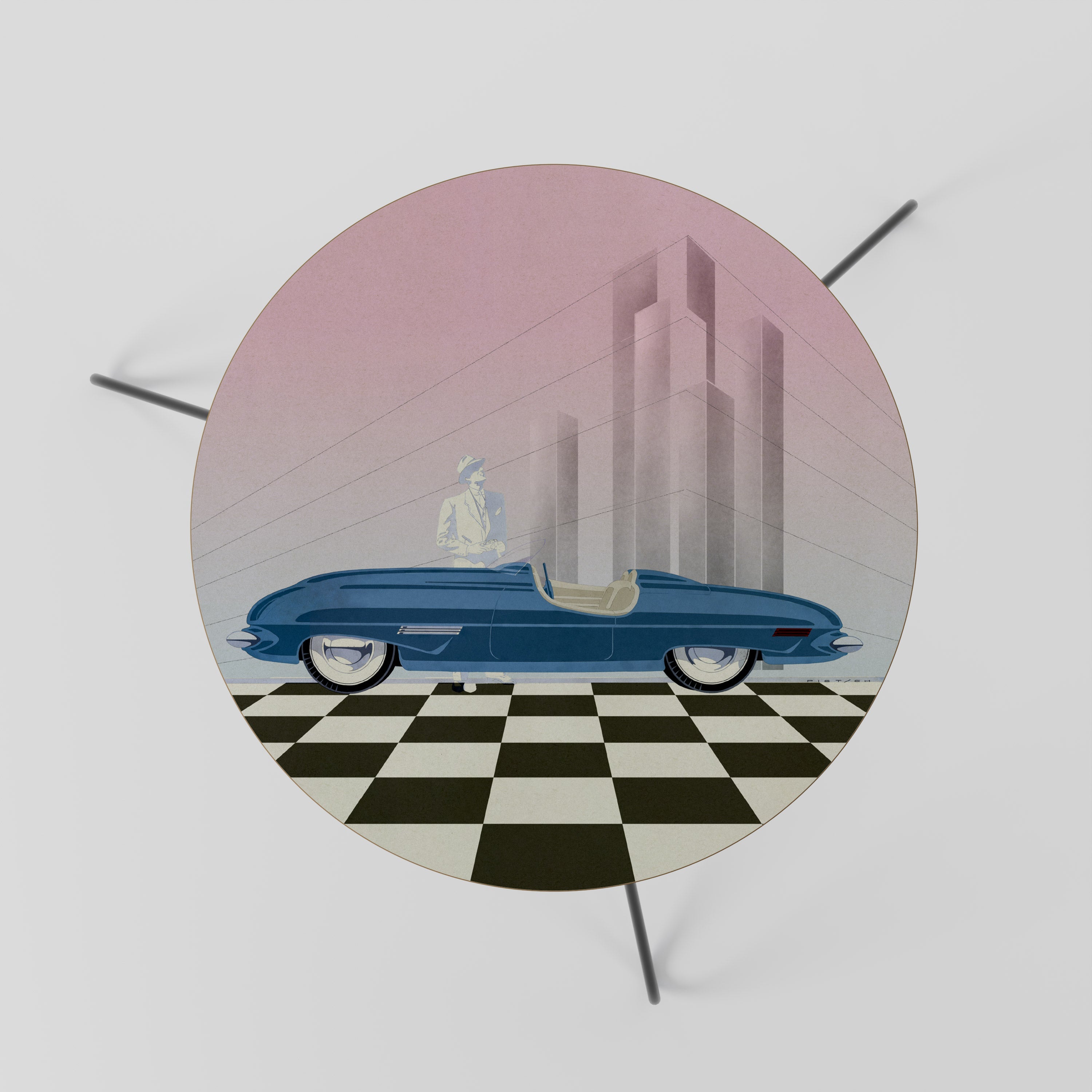 BLUE ROADSTER Couchtisch 60