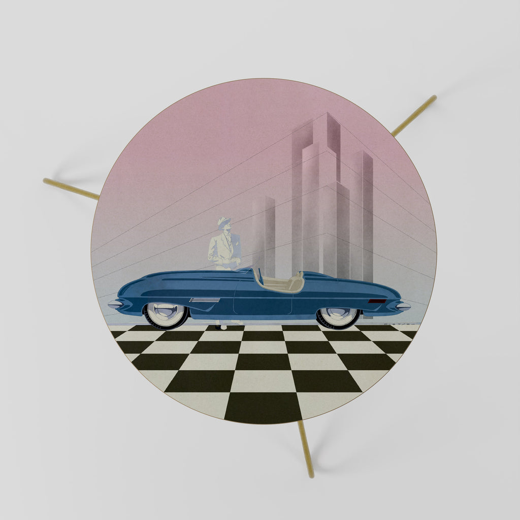 BLUE ROADSTER Couchtisch 60