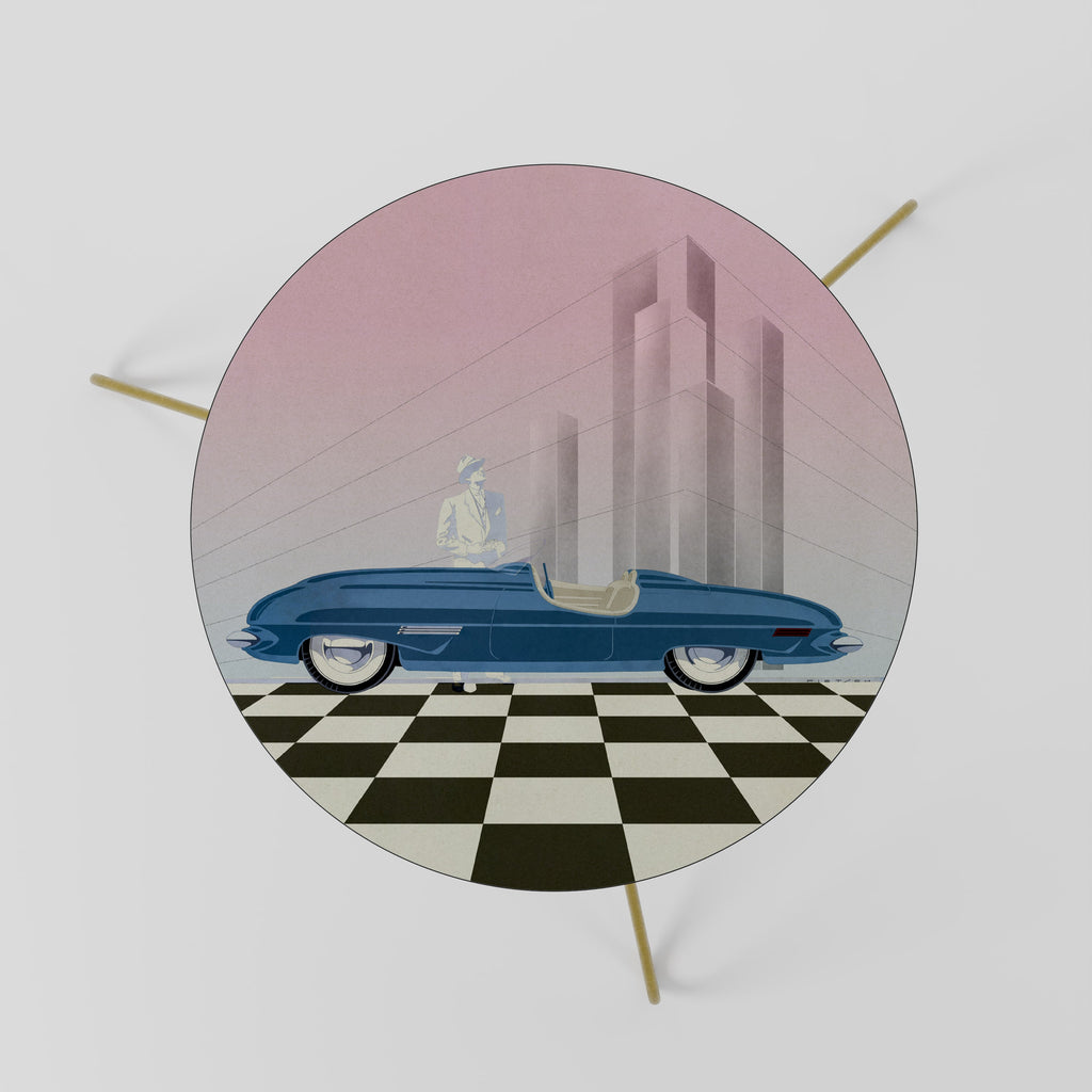 BLUE ROADSTER Couchtisch 60