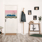 BLUE ROADSTER Selbstklebendes Horizontal-Poster