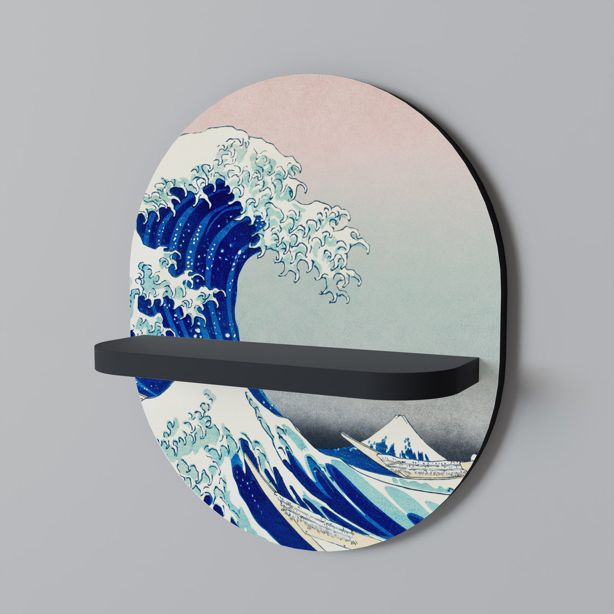 THE GREAT WAVE Dekoratives Wandregal