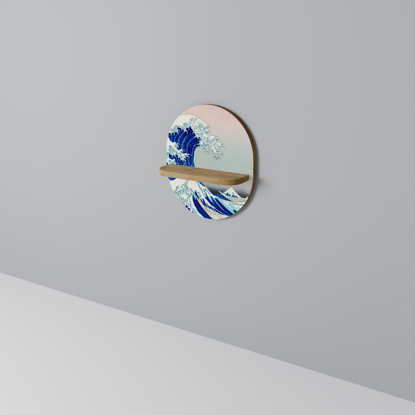 THE GREAT WAVE Dekoratives Wandregal