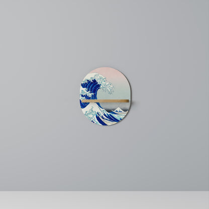 THE GREAT WAVE Dekoratives Wandregal