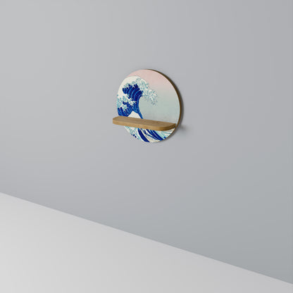 THE GREAT WAVE Dekoratives Wandregal