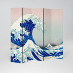 THE GREAT WAVE 5-Panel Room Divider