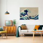 THE GREAT WAVE Selbstklebendes Horizontal-Poster