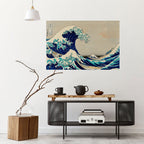 THE GREAT WAVE Selbstklebendes Horizontal-Poster