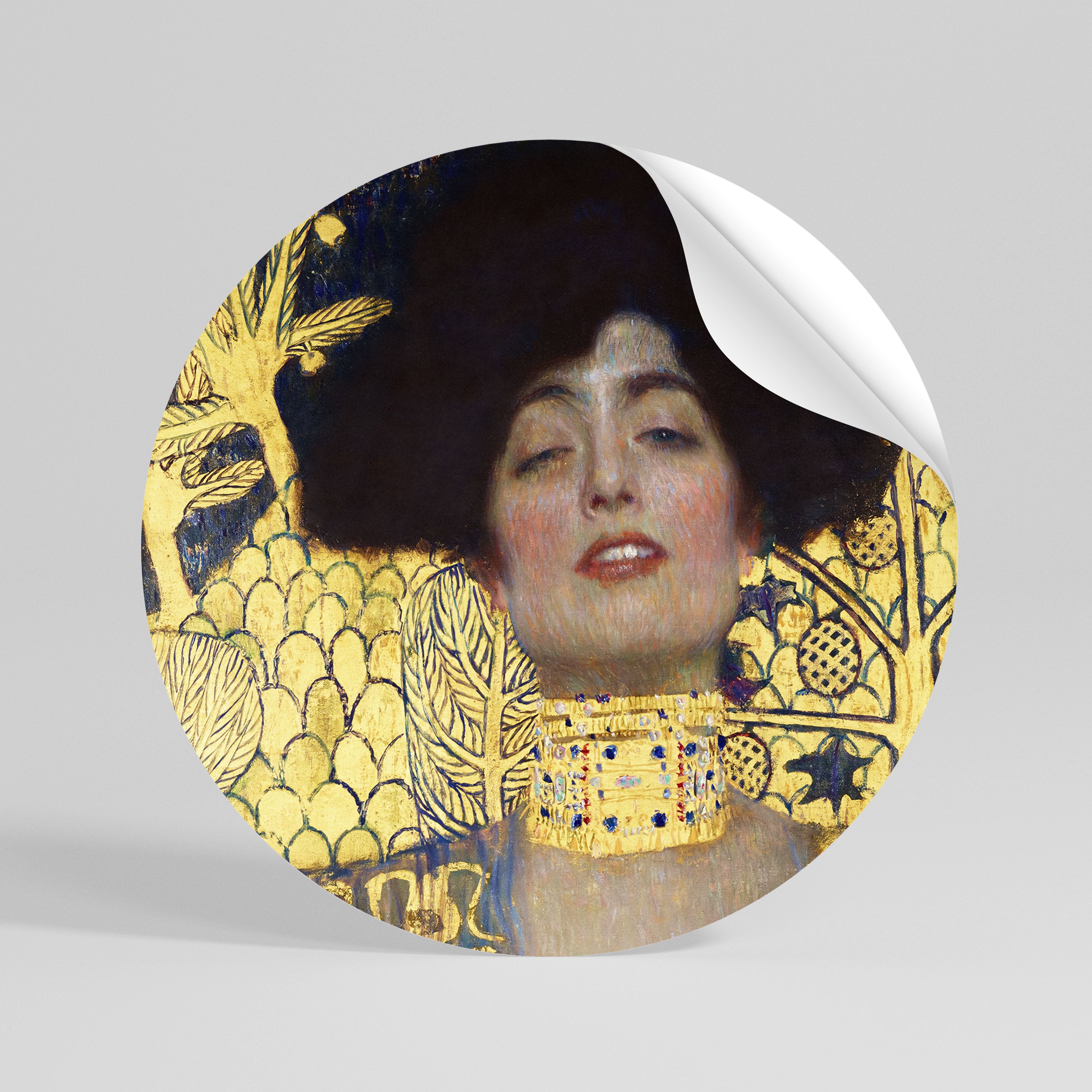 JUDITH WITHOUT HOLOFERNES Runder Wandsticker zum Abziehen und Aufkleben