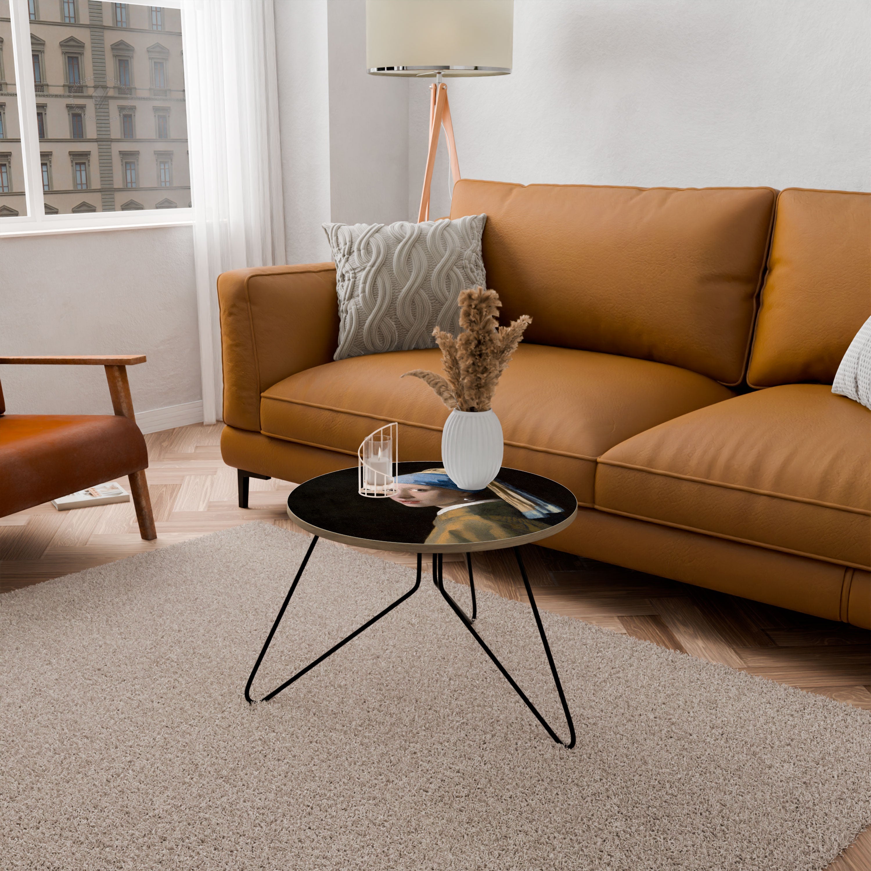 MÄDCHEN MIT PERLENOHRRINGEN Couchtisch 60