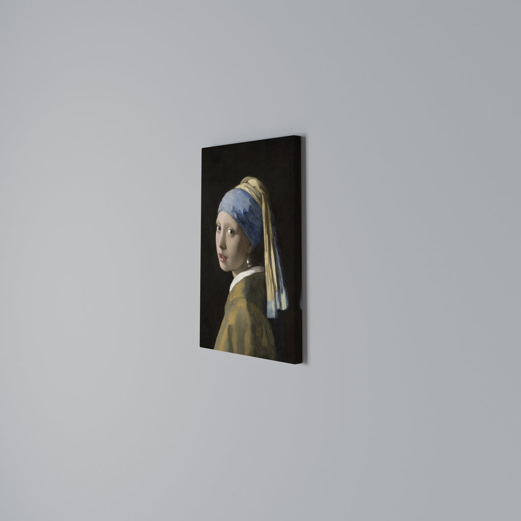 GIRL WITH A PEARL EARING Vertical Canvas Print