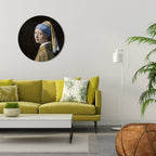 GIRL WITH A PEARL EARING Runde Wanddekoration Ø 69 cm