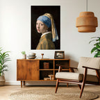 GIRL WITH A PEARL EARING Selbstklebendes Poster - Hochformat