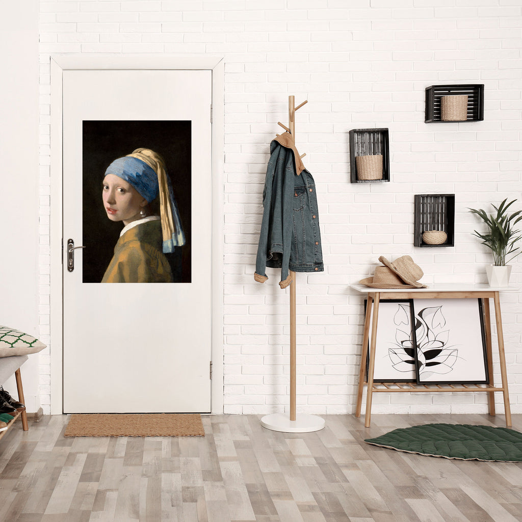 MÄDCHEN MIT EINEM PERLENOHRRING Vertikales Poster zum Abziehen und Aufkleben