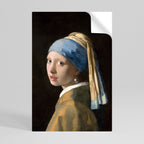 GIRL WITH A PEARL EARING Selbstklebendes Poster - Hochformat