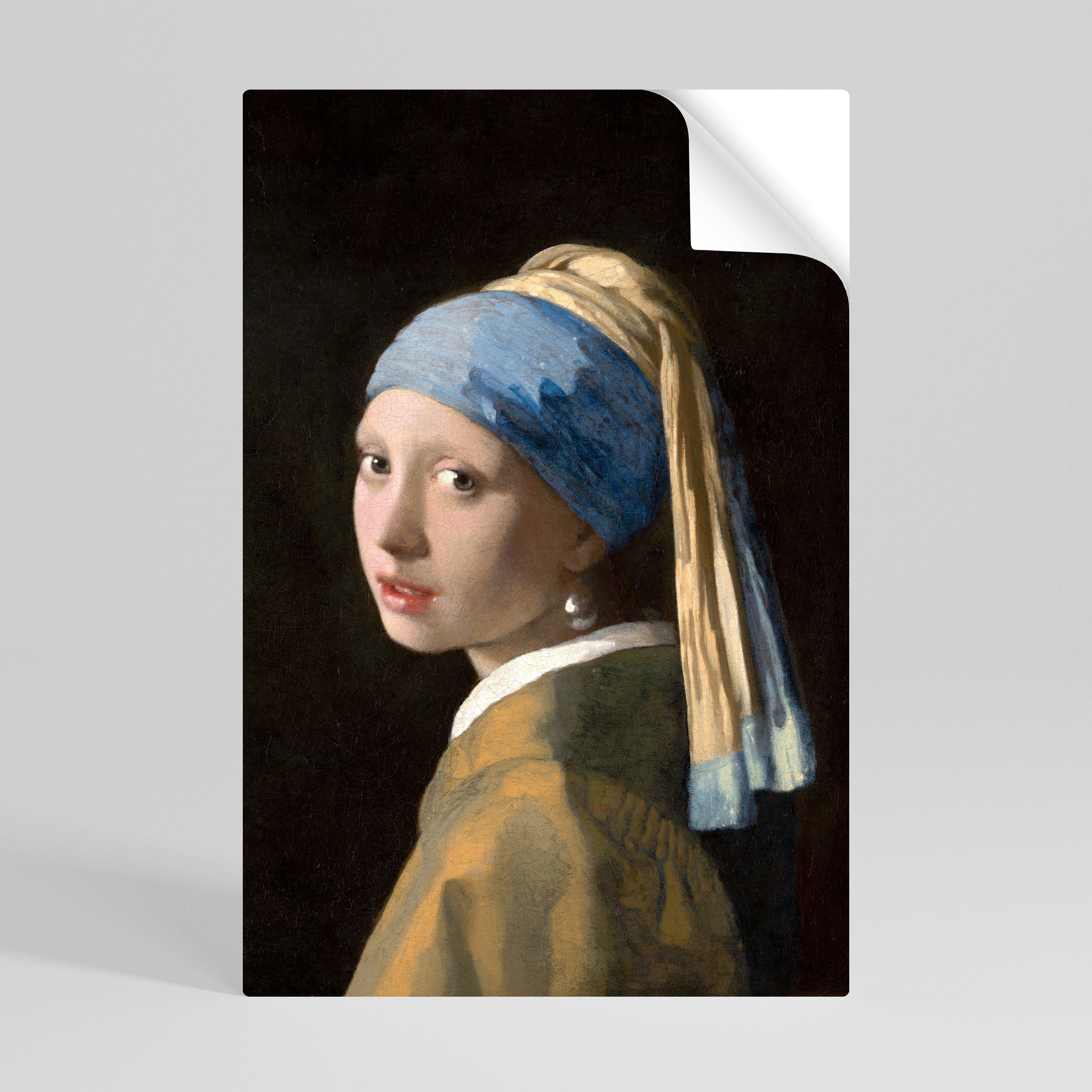 GIRL WITH A PEARL EARING Peel and Stick Vertical Poster